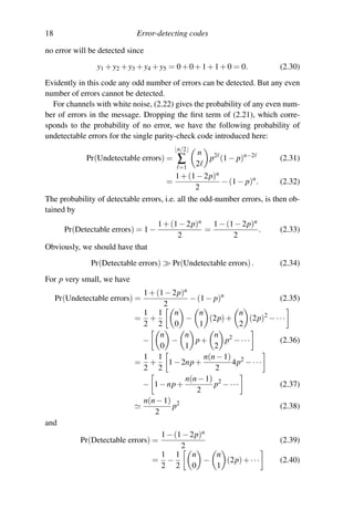 A Students Guide To Coding And Information Theory Stefan M Moser | PDF