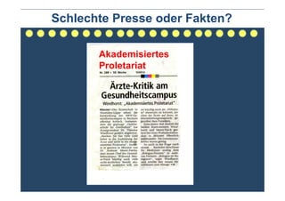 Schlechte Presse oder Fakten?

       Akademisiertes
       Proletariat
 