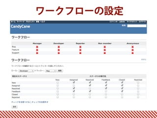 ワークフローの設定
 