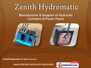 Manufacturer & Supplier of Hydraulic
     Cylinders & Power Packs
 