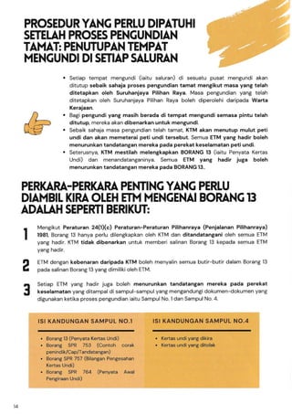 Undi Cap Buku Panduan Ejen Tempat Mengundi dan Ejen Mengira Undi First Edition ...