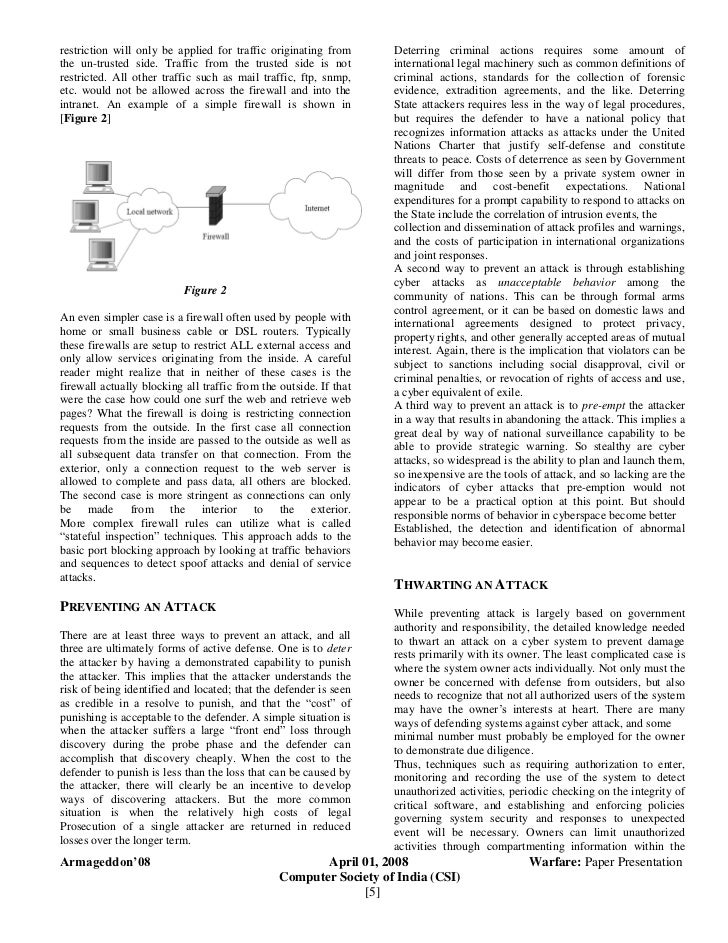 research paper on network attack