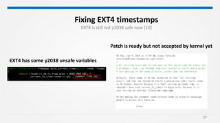 Linux 2038 Problem y2038 issue | PPTX