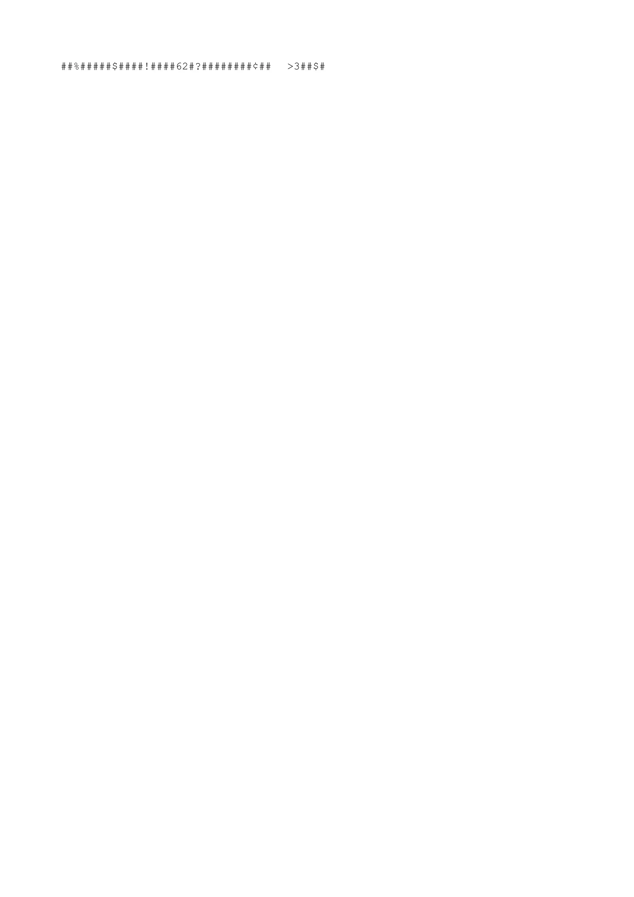 ##%#####$####!####62#?########¢## >3##$#
 