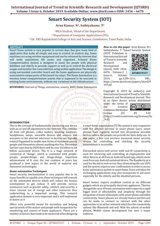Smart Security System IOT | PDF