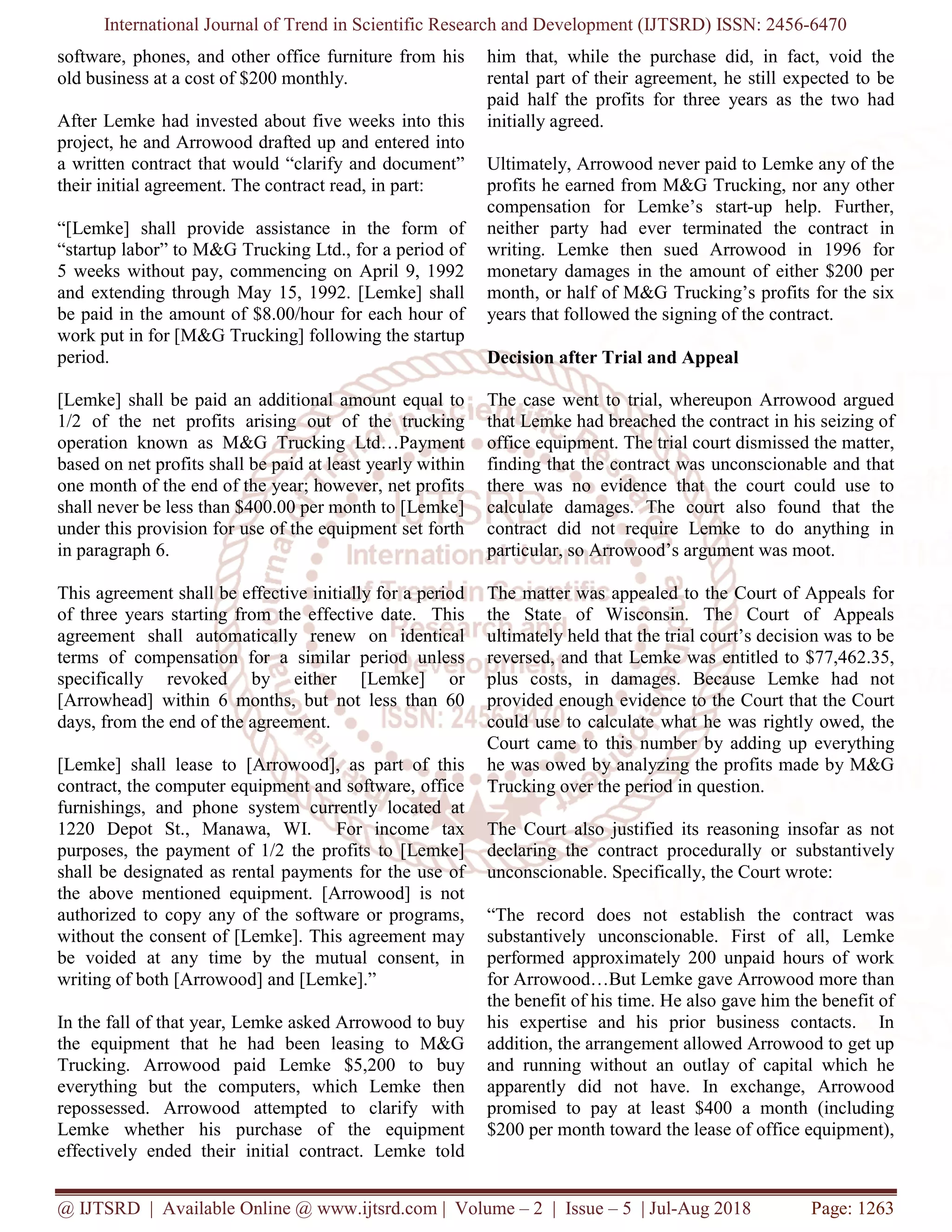 Unconscionable Contract Pdf