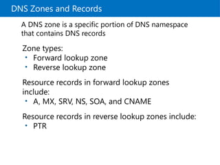 Microsoft module 7 Implement domain name system | PPTX