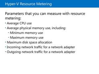 Microsoft office course module 13 series virtualize with hyper v | PPTX