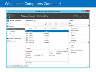 What Is the Computers Container?
 