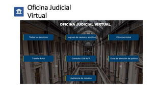 Oficina Judicial
Virtual
 