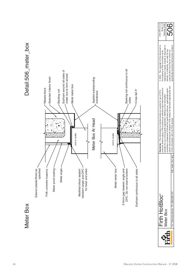 Masonry homes construction manual