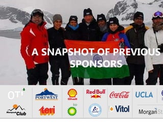 A SNAPSHOT OF PREVIOUS
SPONSORS
 