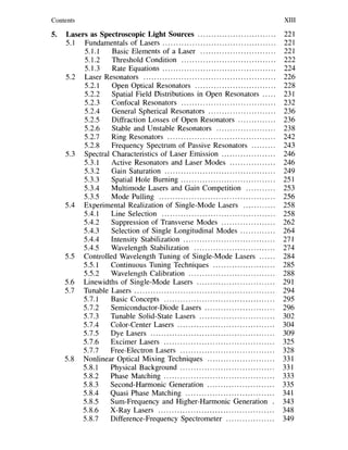 Laser Spectroscopy Basic Concepts Instrumentation 3rd Ed W Demtroder | PDF
