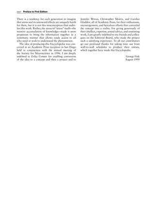 Encyclopedia Of Stress Vol 2 2nd Ed G Fink | PDF