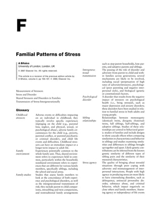 Encyclopedia Of Stress Vol 2 2nd Ed G Fink | PDF