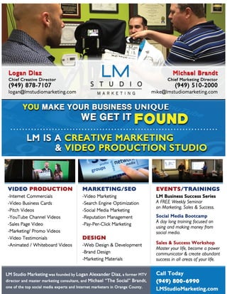 Lm Studio Marketing Michael Brandt Services_Flyer