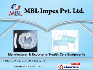 Manufacturer & Exporter of Health Care Equipments
 