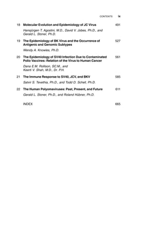 Jc Subtype Human Polyomaviruses Molecular And Clinical Perspectives K Khalini | PDF