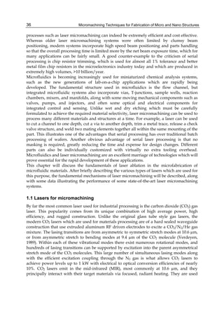 Micromachining Techs For Fab Of Micro Nano Structs M Kahrizi | PDF