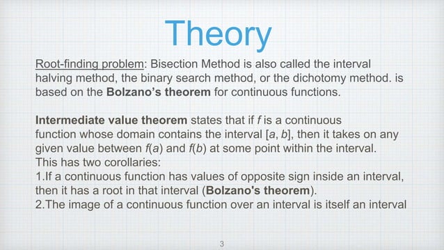 Bisection Method | PPT