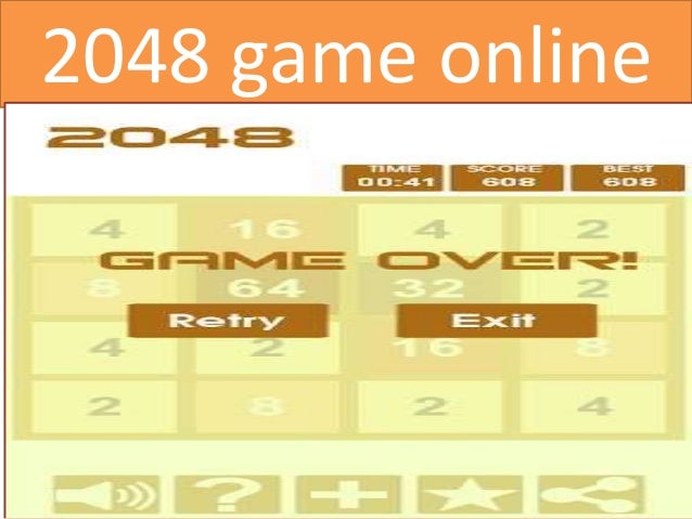2048 game online with undo