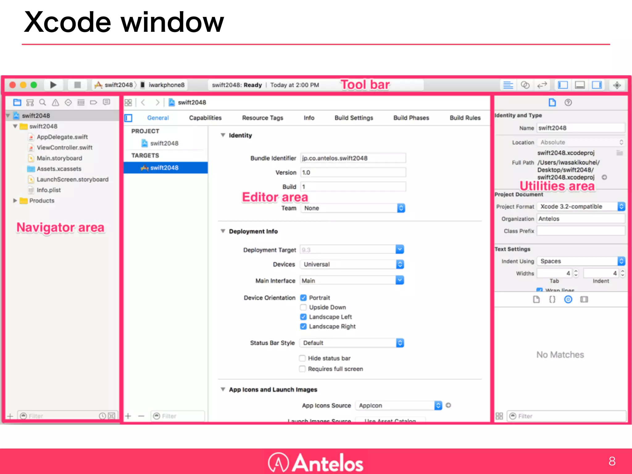 Xcode window
8
 