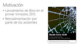 • Lanzamiento de libro en el
primer trimestre 2015
• Retroalimentación por
parte de los asistentes
 