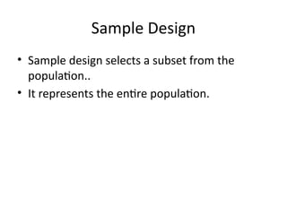 Comprehensive Guide to Sample Design and Research Methodology in Data ...