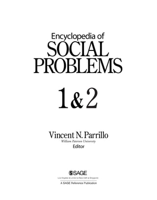 Encyclopedia Of Social Problems 2 Vols Vincent N Parrillo | PDF Encyclopedia Of Social Problems 2 Vols Vincent N Parrillo | PDF