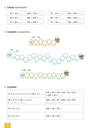4
3. Calcula
4. Completa
5. Completa
 