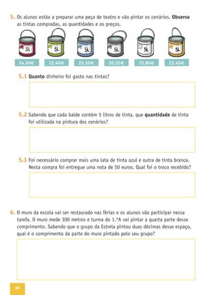 90
5. Observa
5.1 Quanto
5.2 quantidade
5.3
6.
24,50 22,40 23,30 20,35 15,80 22,40
 