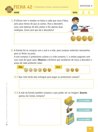 25
s!'RANDE!VENTURAs#ADERNODEICHASs-ATEMÉTICAsŽANO
Texto
NOME DATA - -
1..ODIADOSEUANIVERSÉRIO 