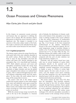 Ocean Circulation And Climate Observing And Modelling The Global Ocean ...