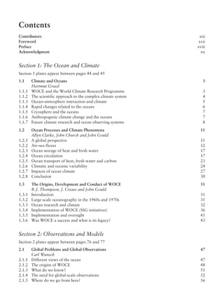 Ocean Circulation And Climate Observing And Modelling The Global Ocean ...