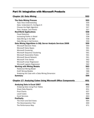 Professional Microsoft Sql Server Analysis Services 2008 With Mdx ...