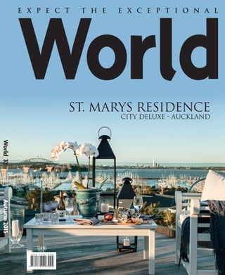 World32Autumn2015
E x p e c t t h e e x c e p t i o n a l
ST. MARYS RESIDENCE
CITY DELUXE - Auckland
$14.90
 