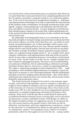 Computer Imple Computer architecture fundamentals and principles of computer design ...