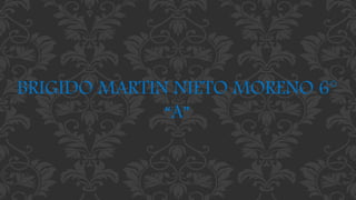 BRIGIDO MARTIN NIETO MORENO 6°
“A”