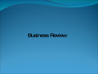 Business Review 