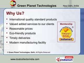 Air Ventilation and Air Pollution Control Systems by Green Planet Technologies, New Delhi