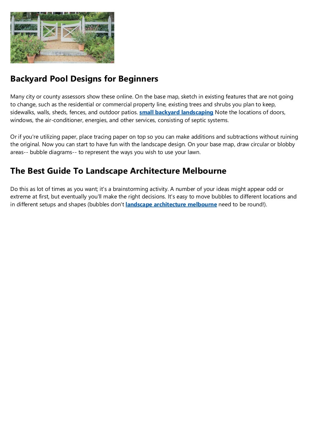 Examine This Report About Simple Front Garden Designs