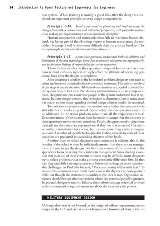 Introduction To Human Factors And Ergonomics For Engineers M Lehto | PDF