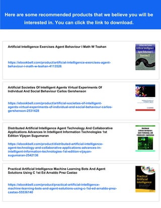 Ai Math Agent Artificial Intelligence Agent Behaviour I Math W Teahan | PDF