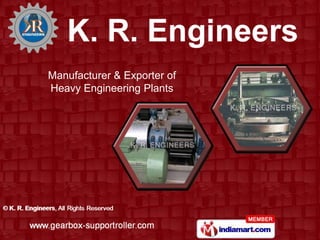 Manufacturer & Exporter of
Heavy Engineering Plants
 