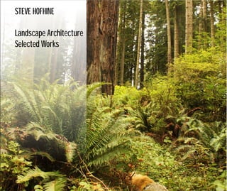STEVE HOFHINE
Landscape Architecture
Selected Works
 