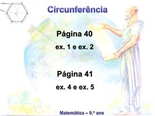 Página 40
ex. 1 e ex. 2
Página 41
ex. 4 e ex. 5
 