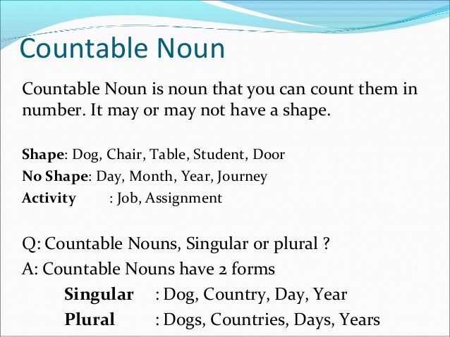 nouns