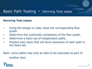 WhiteBox-Testing.ppt education purpose only | PPT