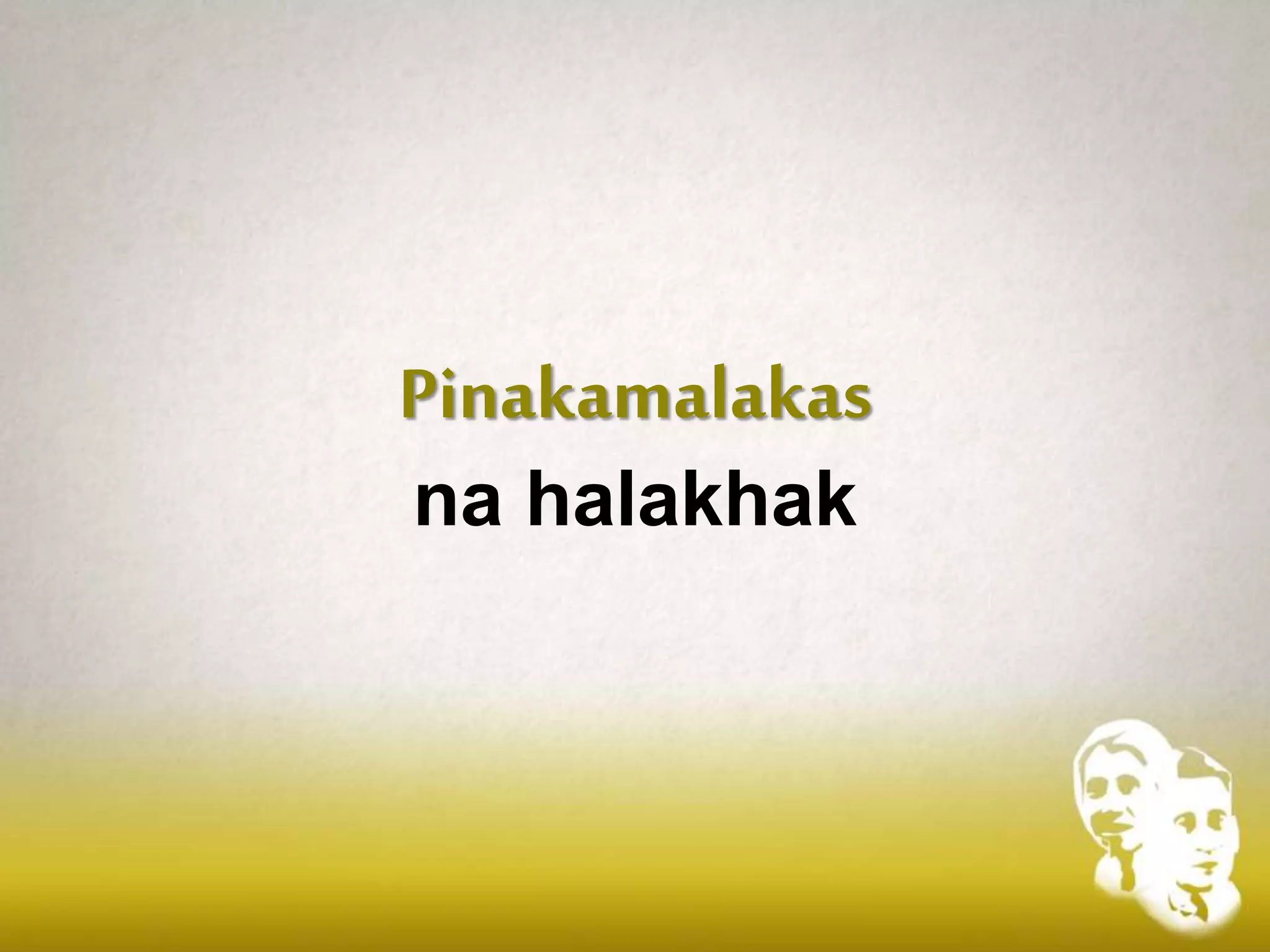 Pinakamalakas
na halakhak