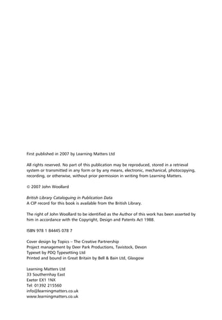 Learning And Teaching Using Ict In Secondary Schools John Woollard | PDF